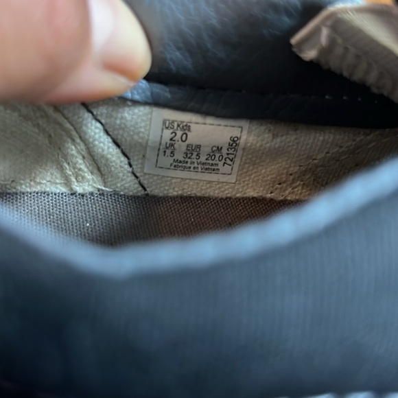 Vans checkerboard gray slip ons 2Y - Picture 6 of 6